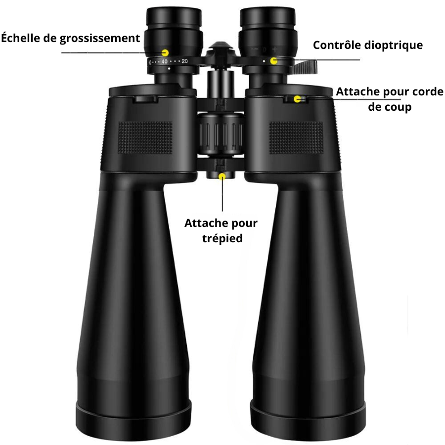 Jumelles Astronomie Longue Portée - Hubble - 20-60x70